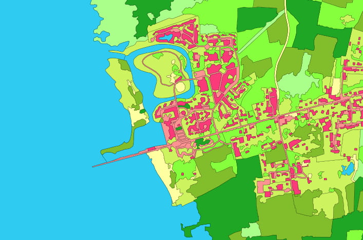 Couche COUVERTURE d'occupation du sol 