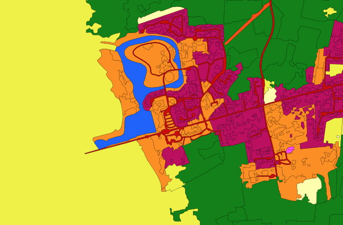 Couche USAGE d'occupation du sol 